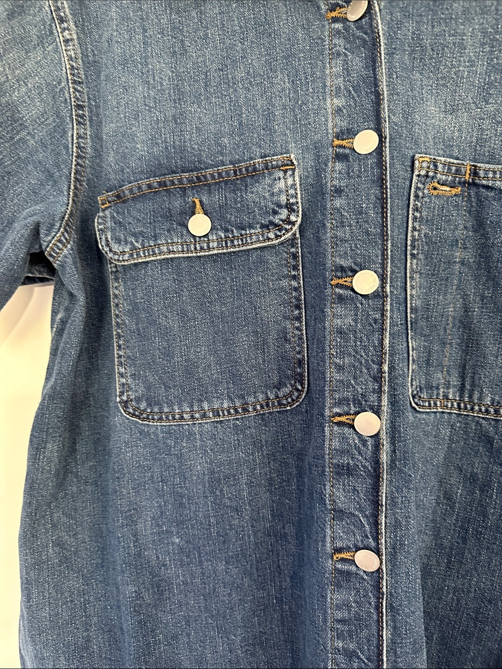 Universal Thread Blue Denim Midi Dress Size XL - Picture 4 of 13